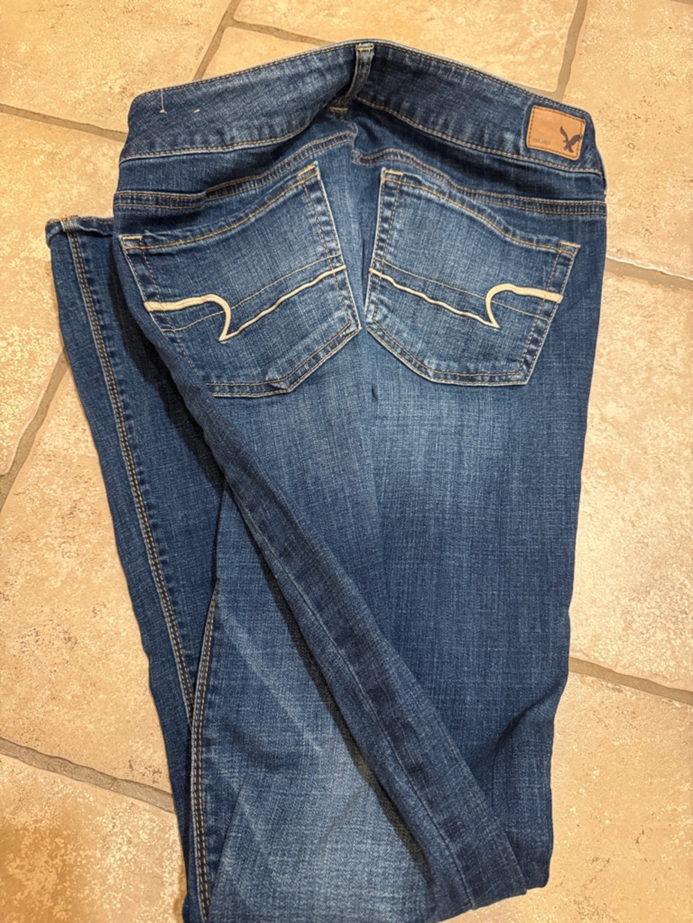 American Eagle Outfitters Blue Bootcut Women's Jeans - Picture 2 of 3